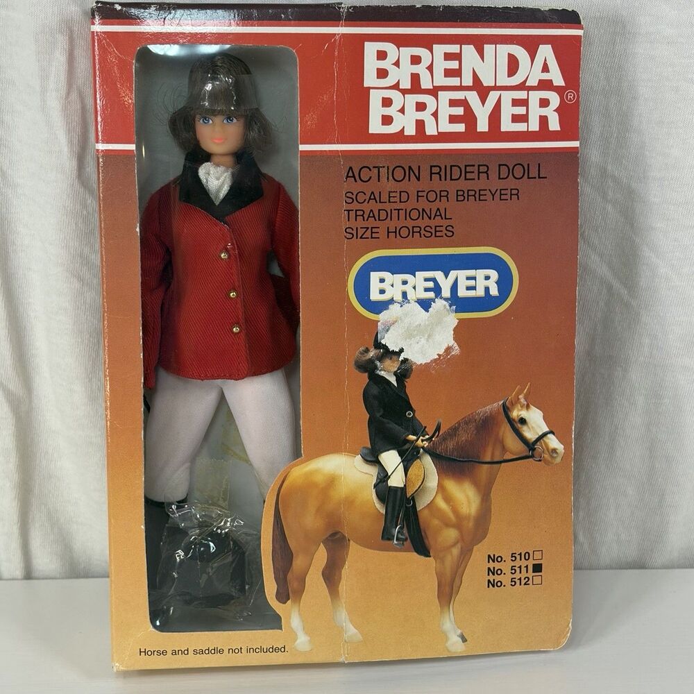 New Brenda Breyer Action Rider Doll No. 511 in Original Box 8" 1990’s